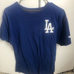 LA Dodgers X VANS collaboration shirt